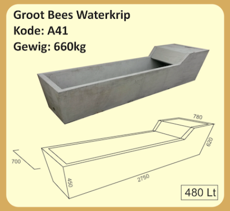 Groot Bees Waterkrip